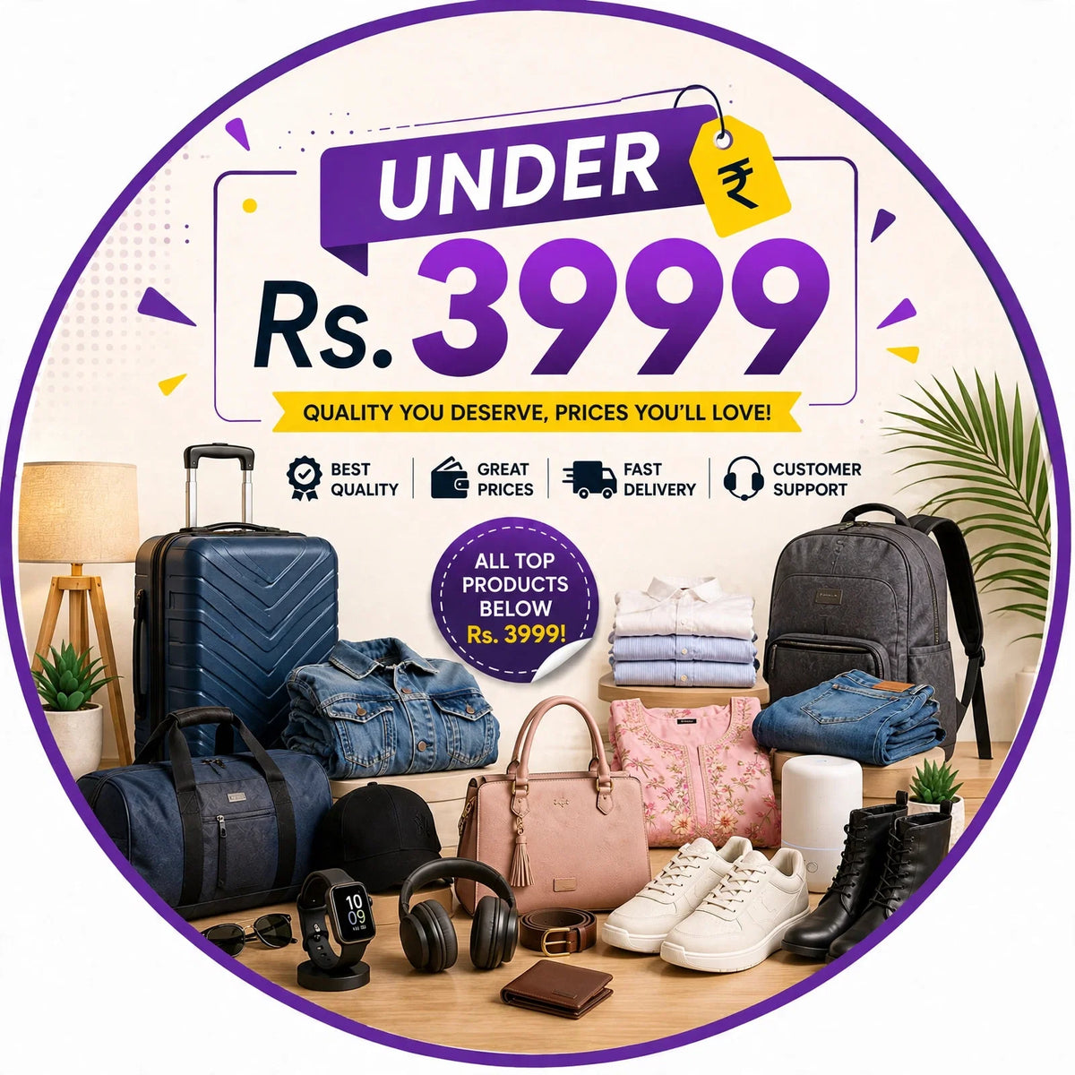 Under Rs. 3999
