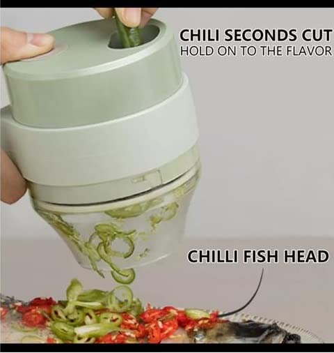 2 in 1 Portable Vegetable Slicer Blender
