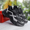 Printed Casual Wear 1408 Canvas Black Women Shoe