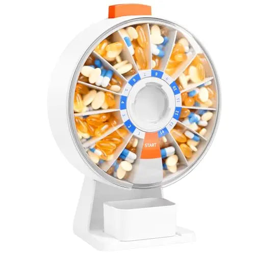 Wall-Mounted Pill Dispenser Organizer