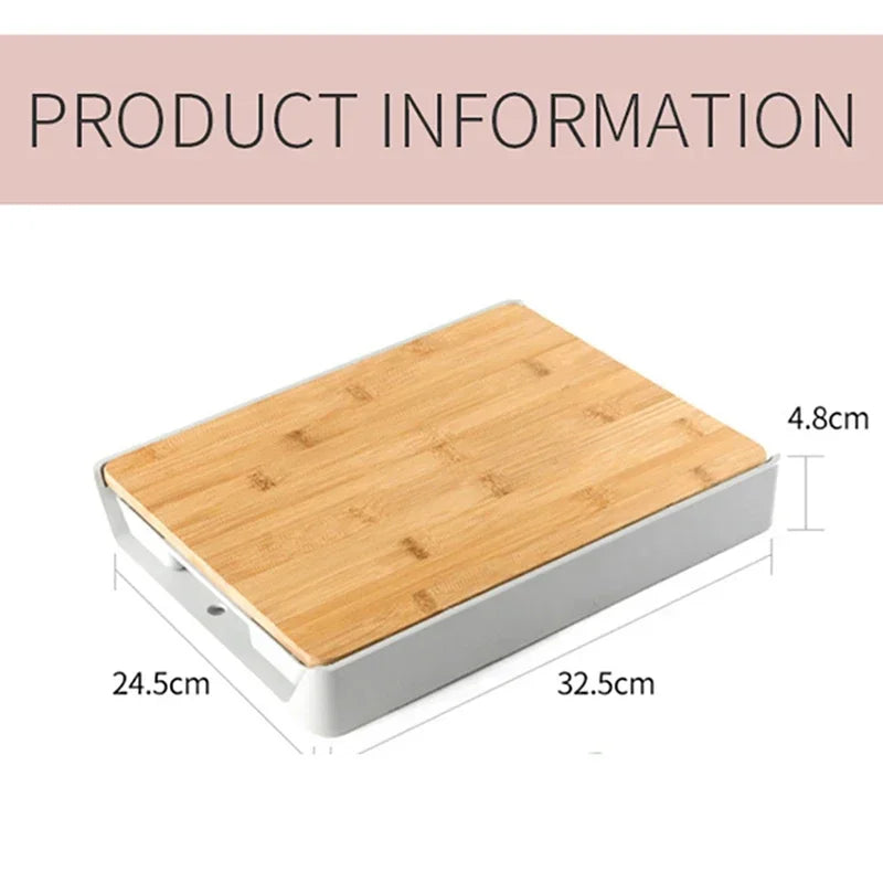 Chopping Board With Slide Container