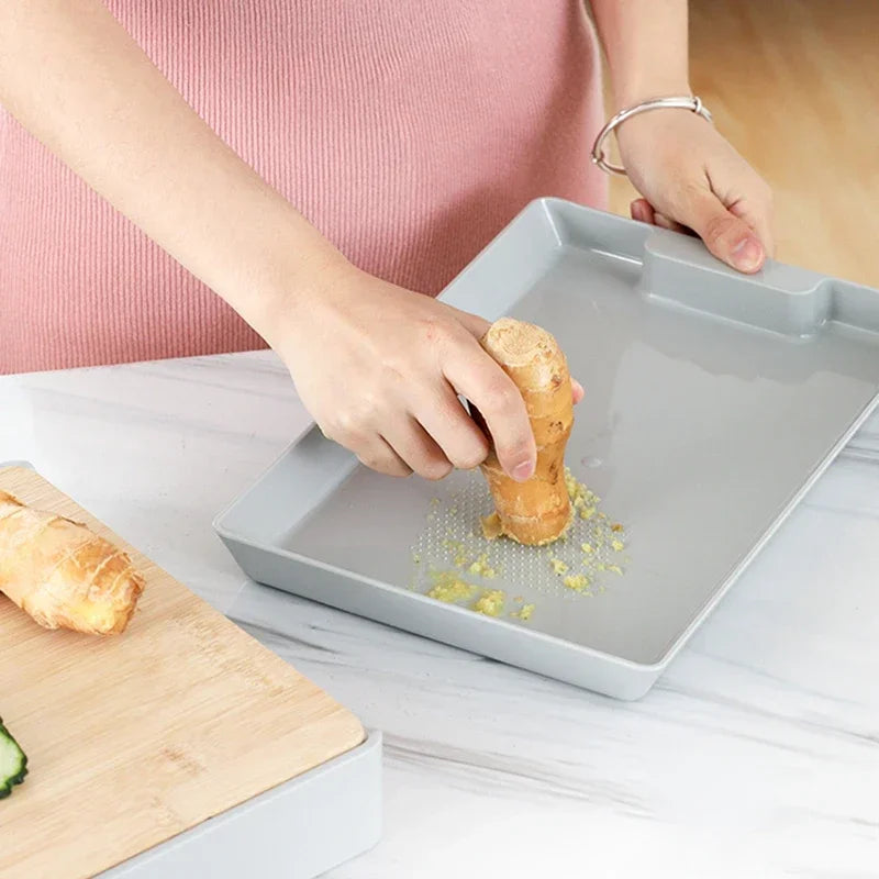 Chopping Board With Slide Container