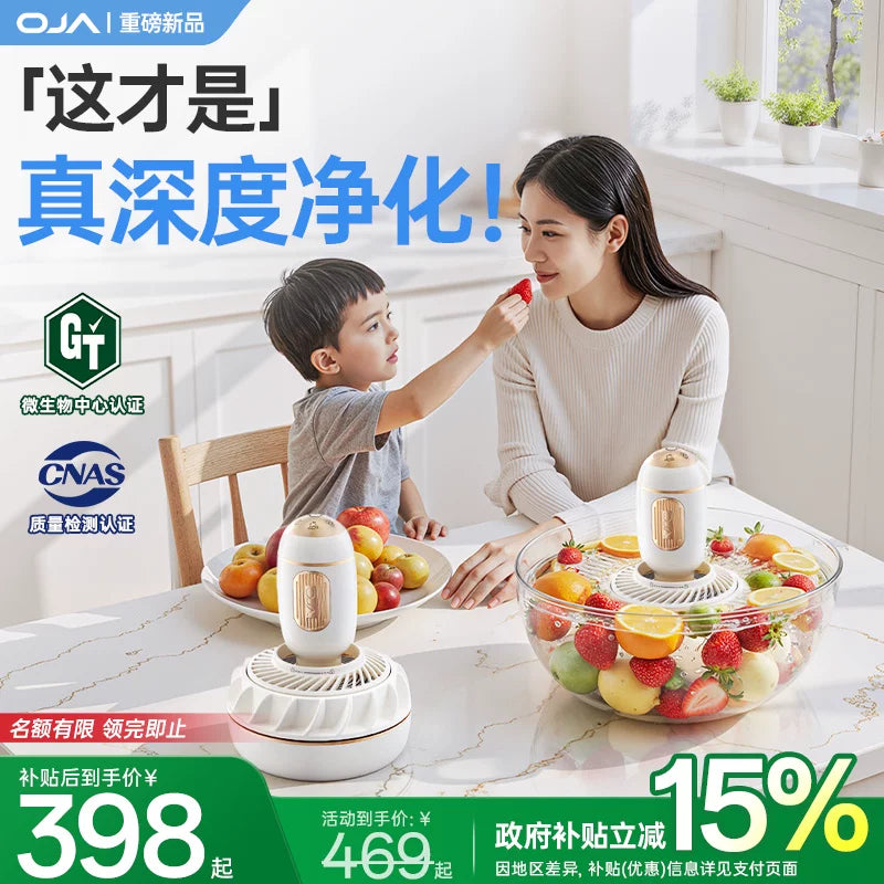 High-Performance Portable Fruit Vegetable Washer