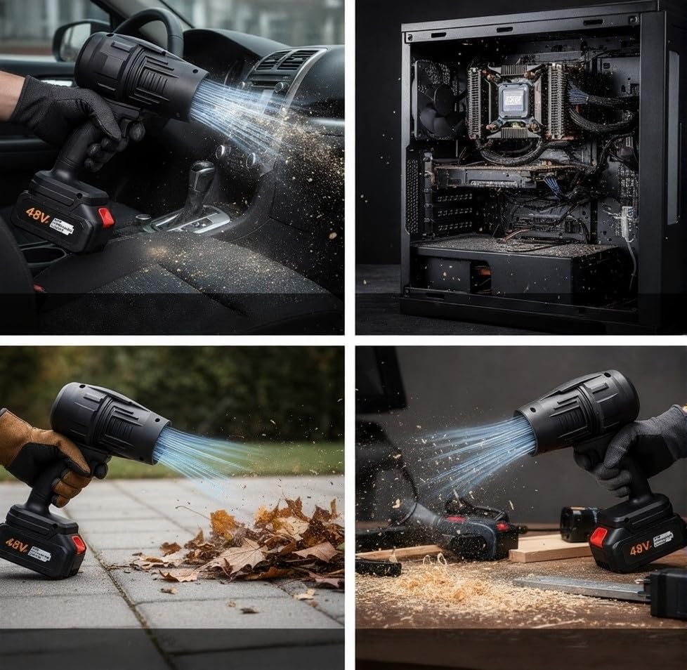 High Speed Cordless Super Power Air Duster