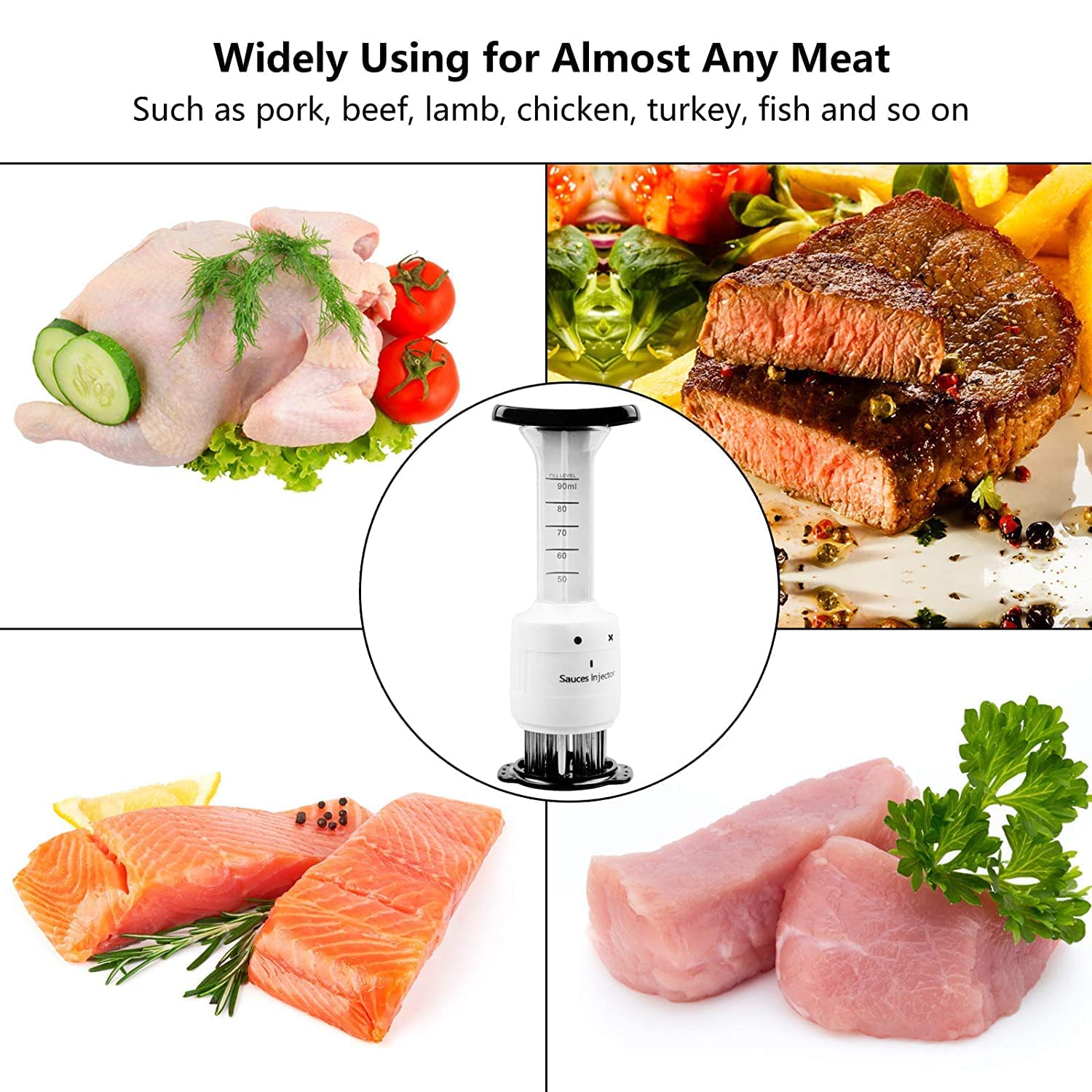 2 In 1 Meat Sauce Injector