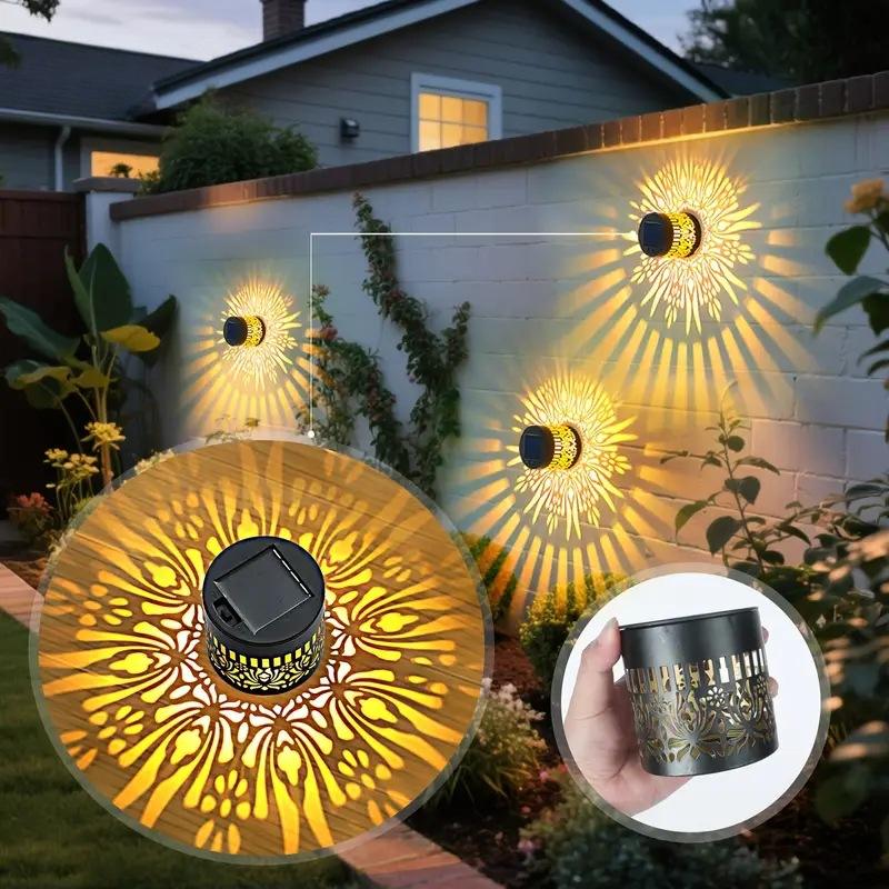 LED Solar Hollow Wall Light