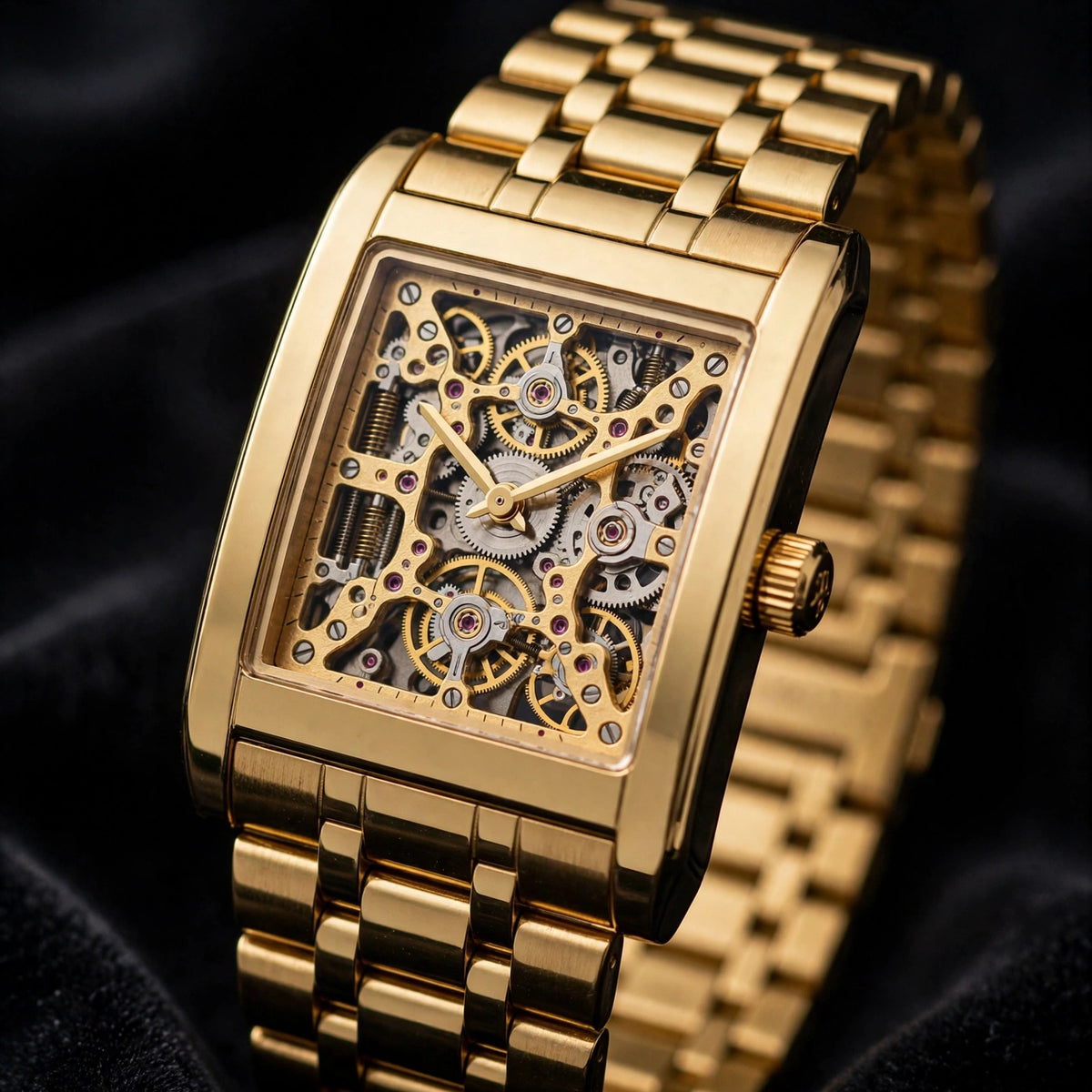 Fossil Square Watch | Stainless Steel Quartz Day & Date For Men