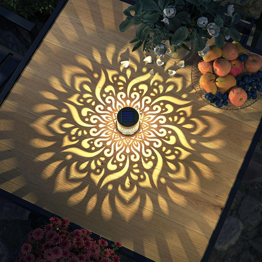 LED Solar Hollow Wall Light