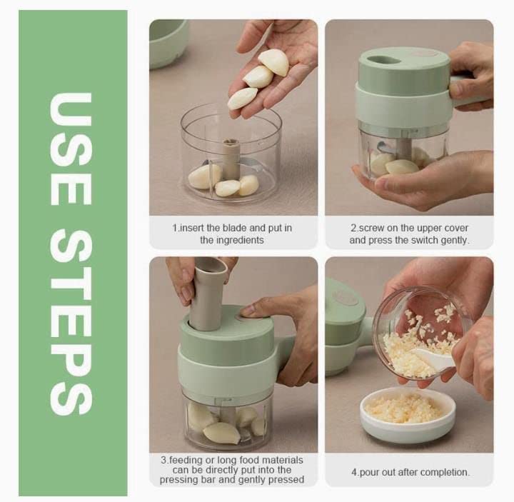 2 in 1 Portable Vegetable Slicer Blender