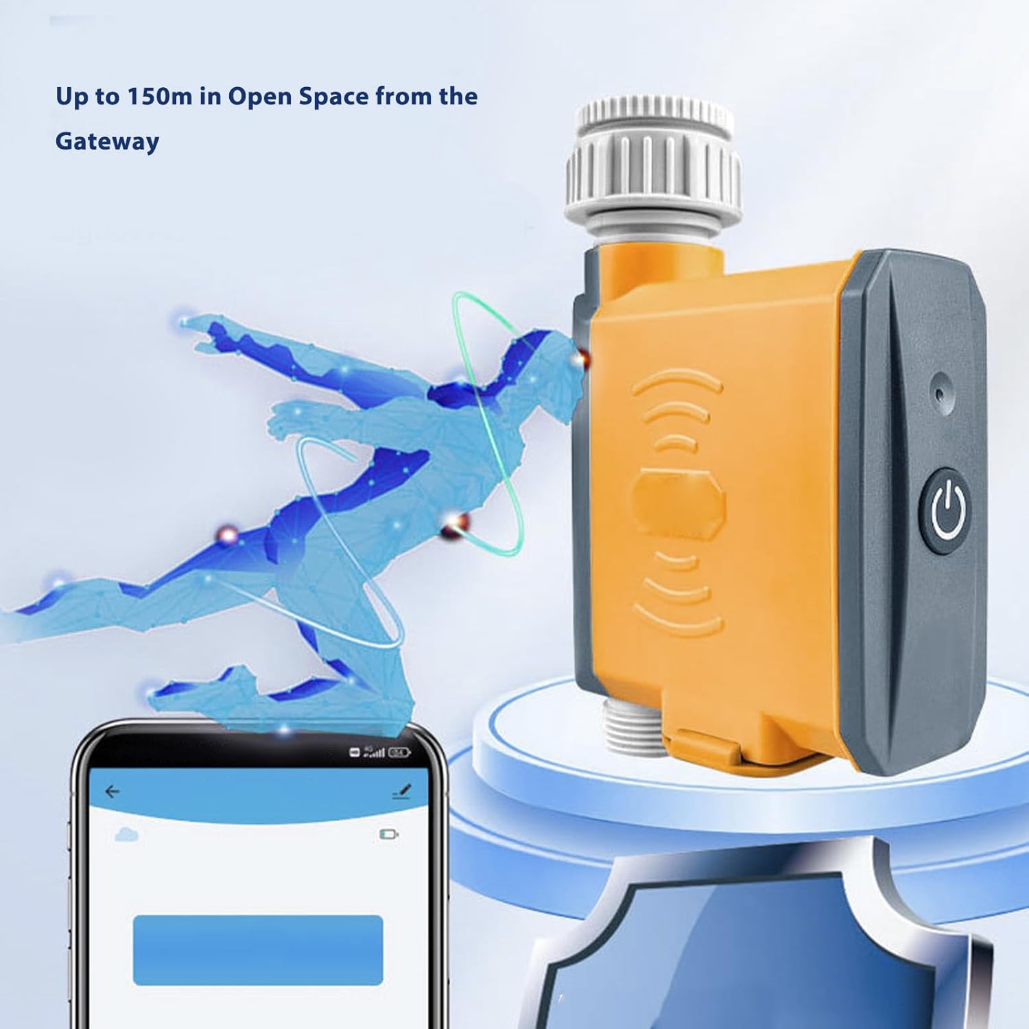 Smart Garden Hose With Wi-Fi Water Timer