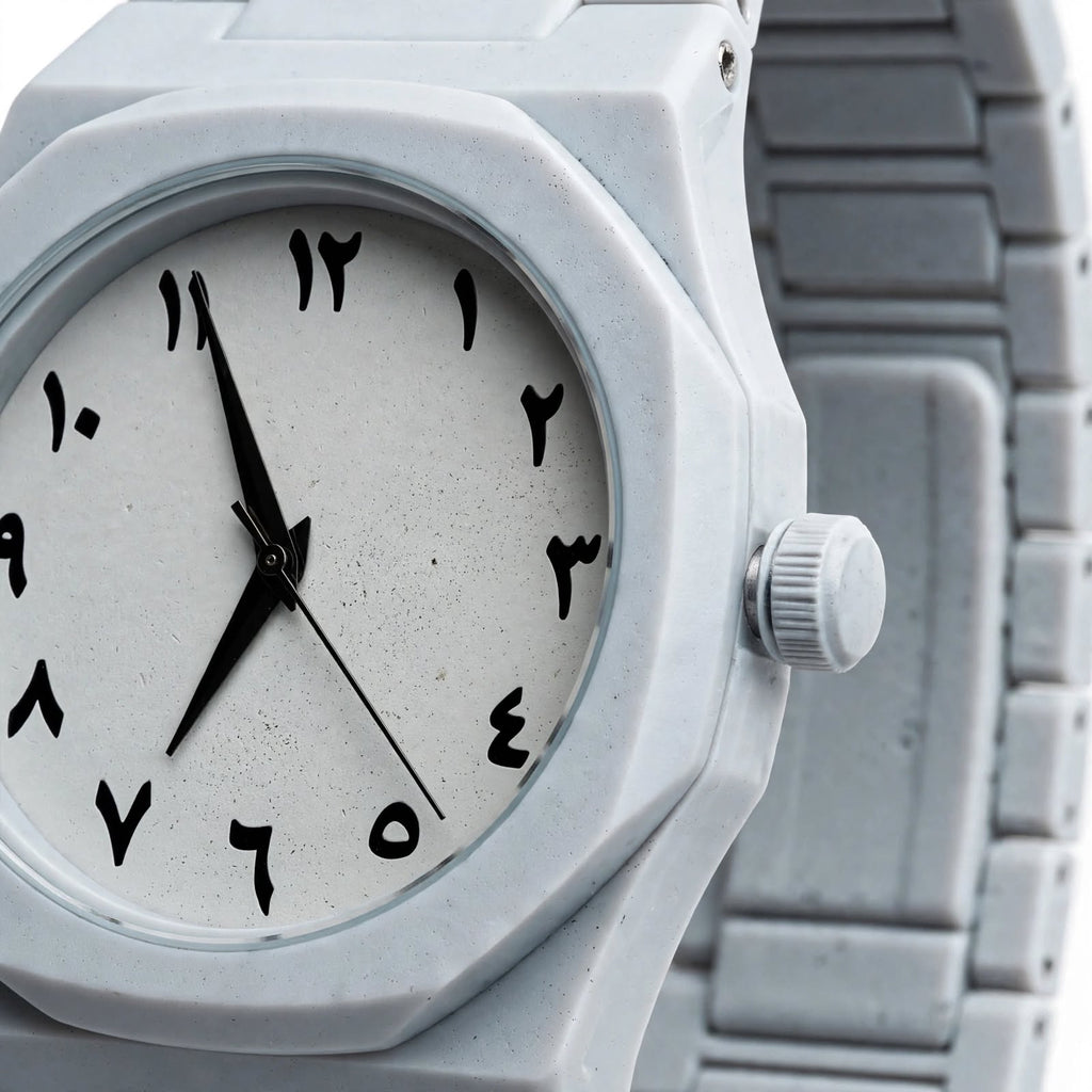 Casual Quartz Digital Watch with Leather Strap & Date Display For Men