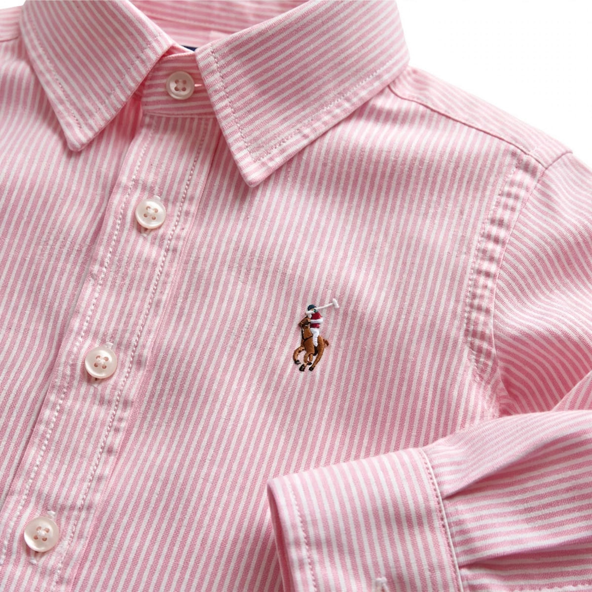 US Polo Striped Cotton Shirt – Regular Fit Full Sleeve Button-Down For Men