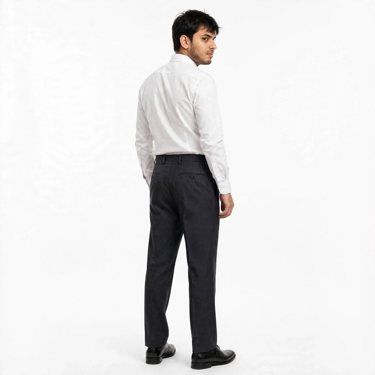 PV Formal Trouser – Polyester Regular Fit Medium Rise Plain Pants For Men