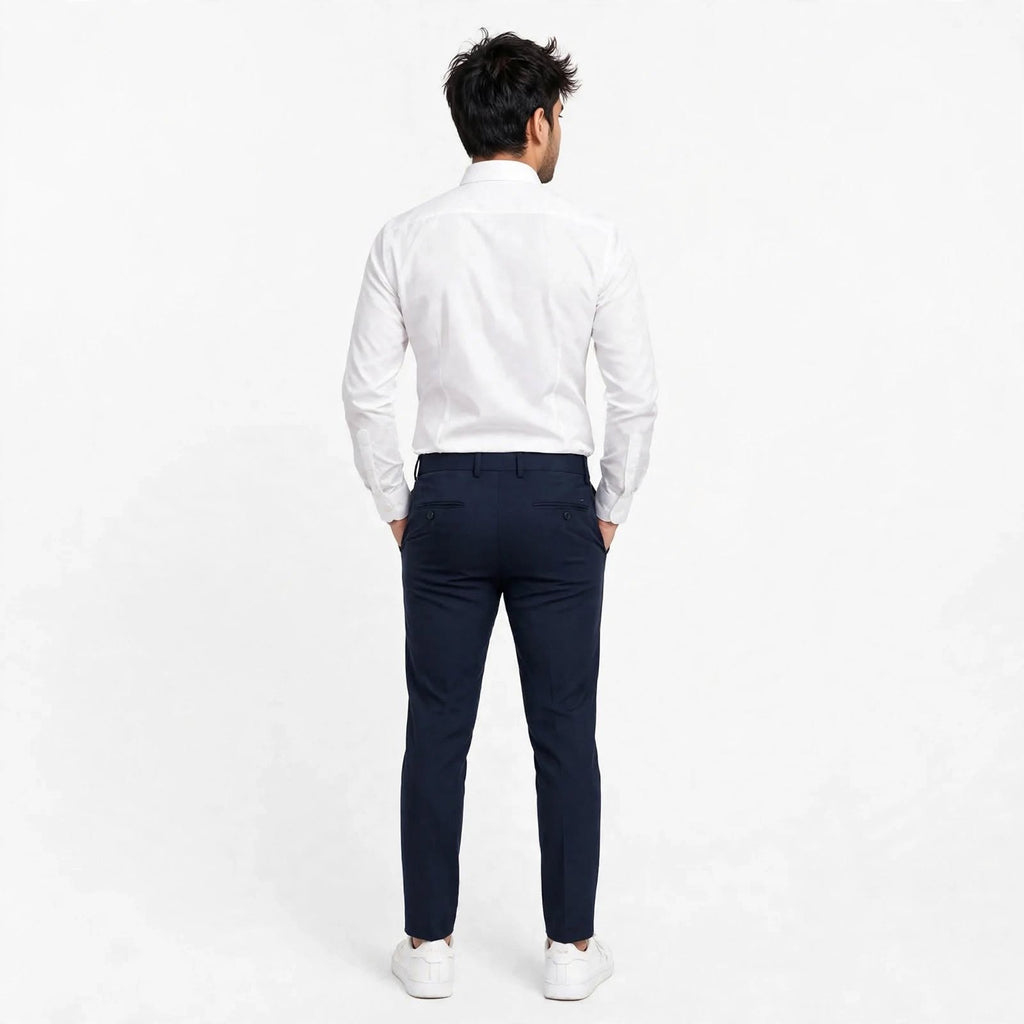 PV Formal Trouser – Polyester Regular Fit Medium Rise Plain Pants For Men
