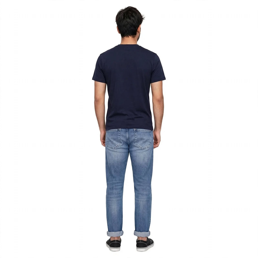 Relaxed Fit Jeans – Cotton Knitted Lycra Comfortable Casual Denim For Men