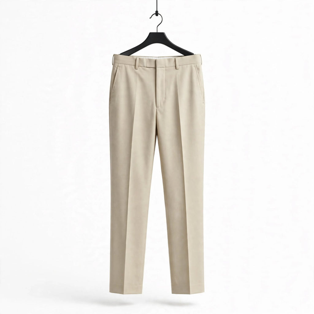 Formal Pants – Cotton Lycra Regular Fit Plain Trousers For Men