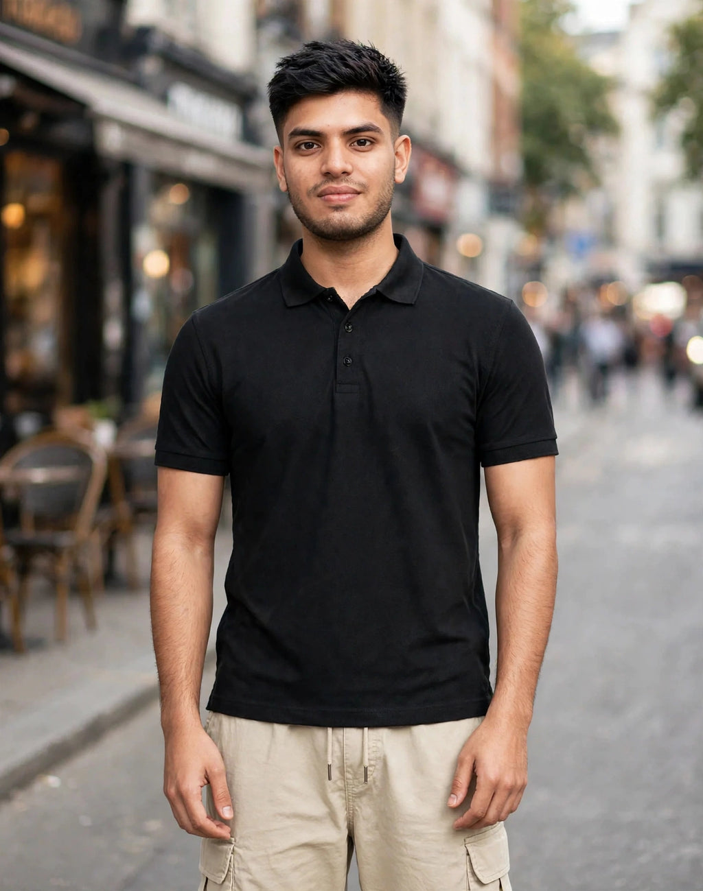 Polo Neck T-Shirt For Men
