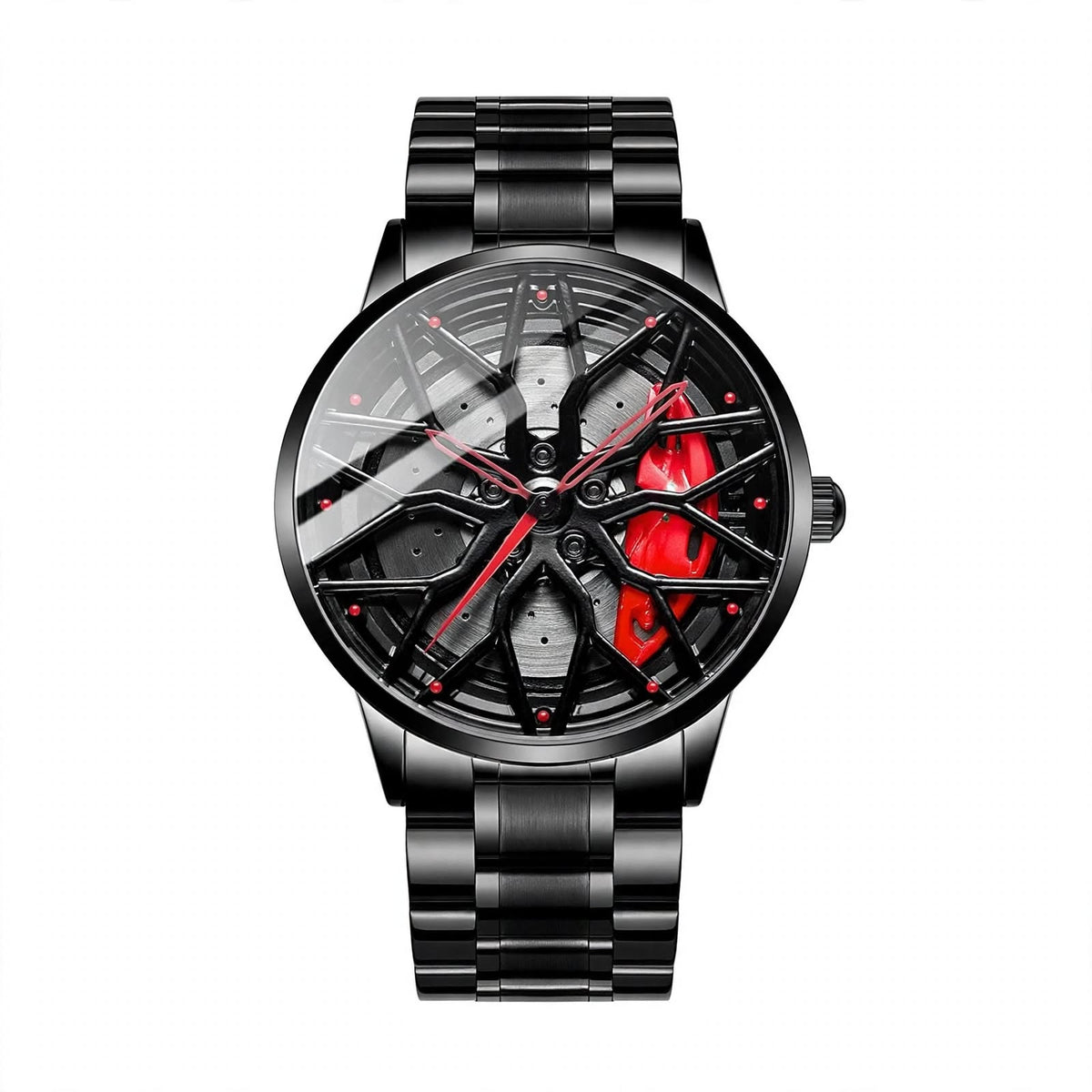 Skeleton Automatic Watch | Round Dial with Stainless Steel Strap For Men