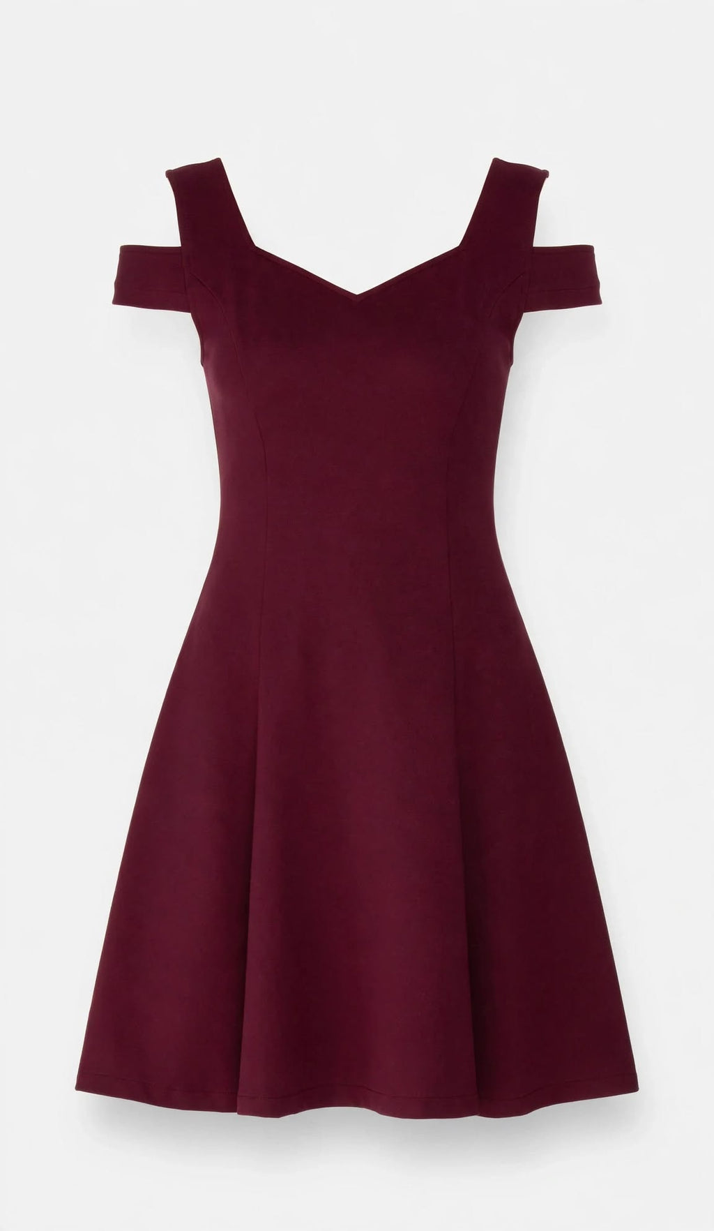 Wo Polyester Dress | Cold Shoulder Short Dress For Women