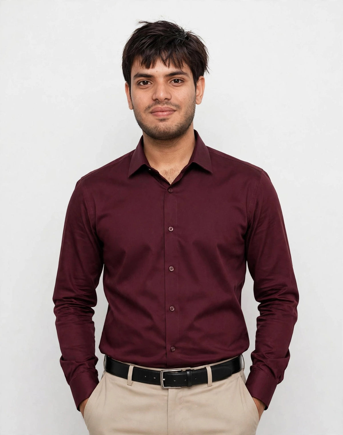 POLAR SMITH Cotton Formal Shirt – Unisex Regular Fit Full Sleeve For Women