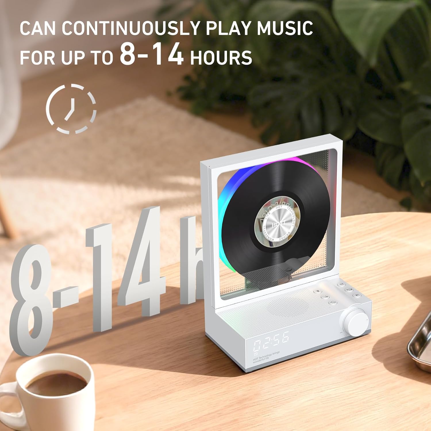 Portable Vertical CD Player
