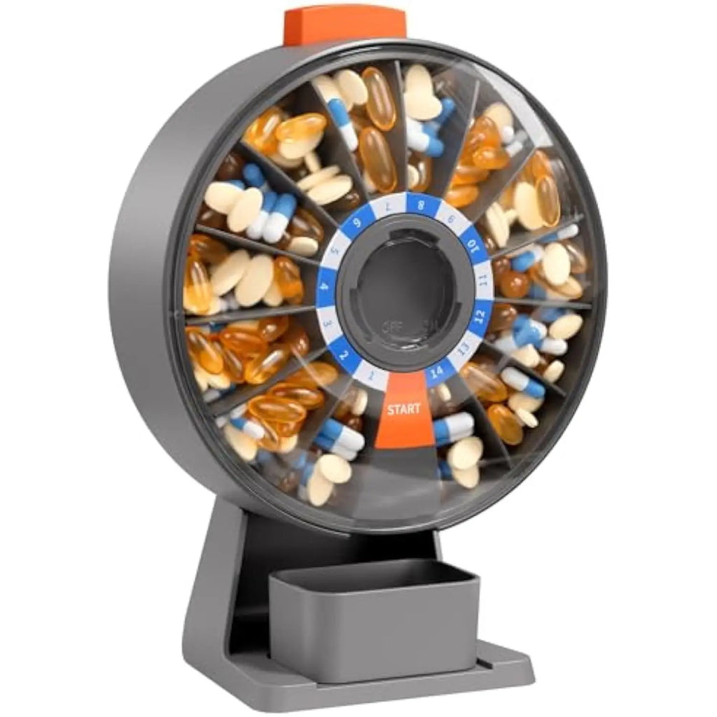 Wall-Mounted Pill Dispenser Organizer
