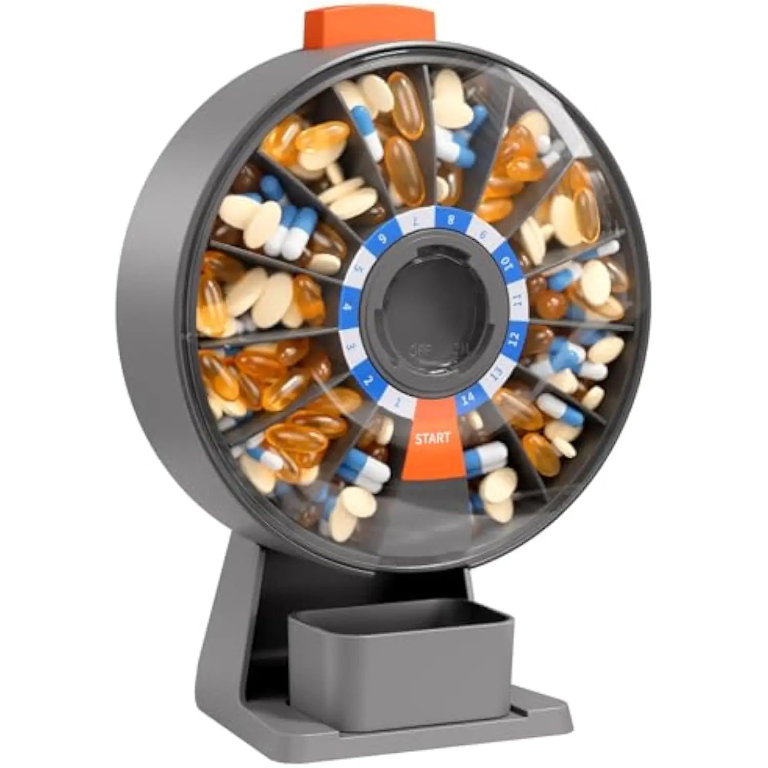 Wall-Mounted Pill Dispenser Organizer