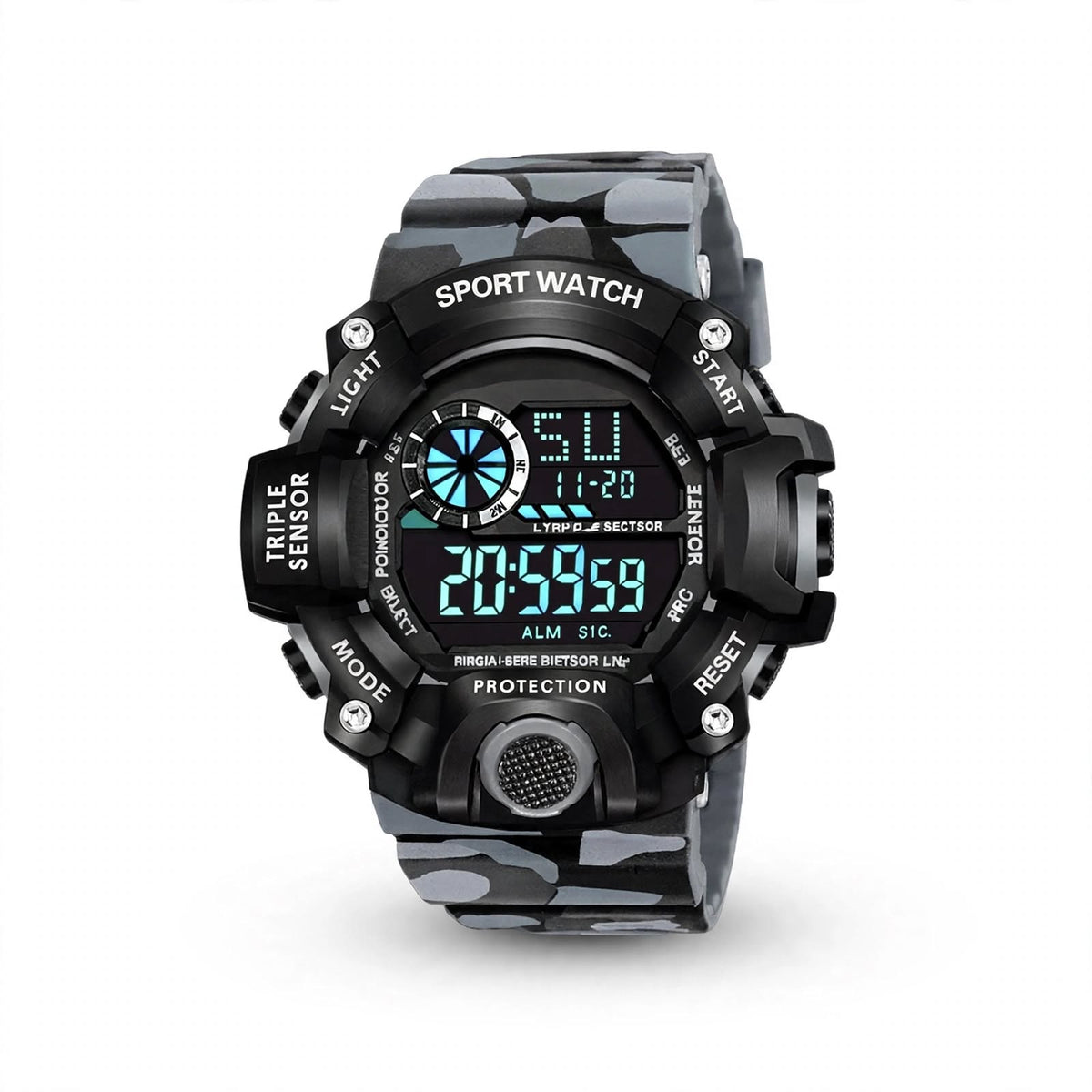 IIK COLLECTION Digital Sports Watch & Boys | Multifunctional Round Dial For Men