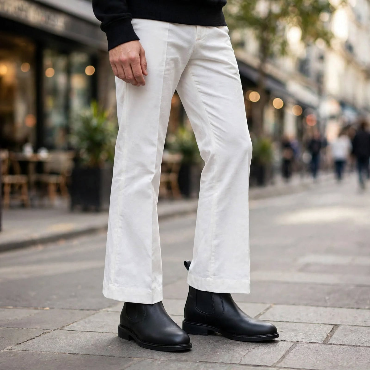 Synthetic Leather Chelsea Boots – Stylish Slip-On Footwear bb For Men