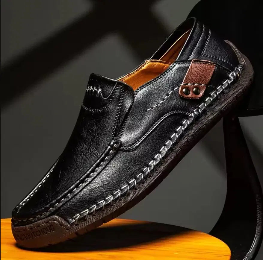 Anti Skid Brown Semi Formal Shoes for Men