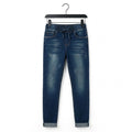 Cotton Narrow Fit Denim Jeans – Faded Casual Wear For Men