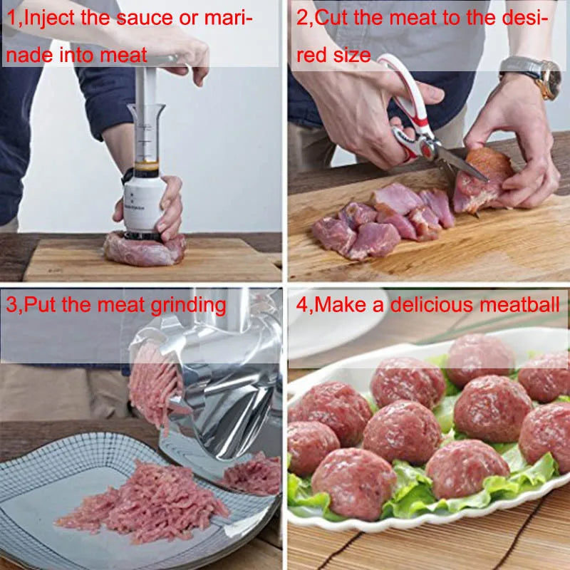 2 In 1 Meat Sauce Injector