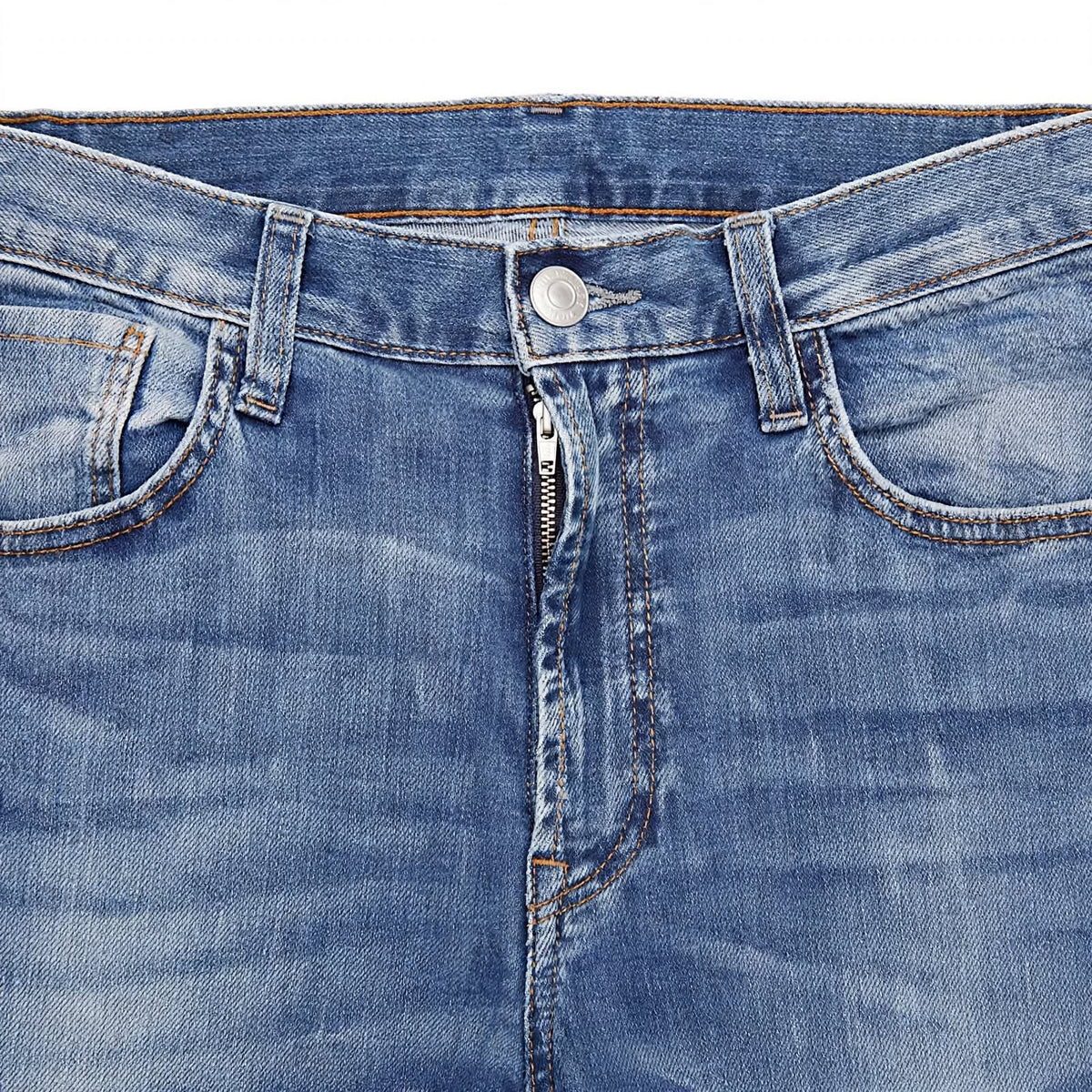 Relaxed Fit Jeans – Cotton Knitted Lycra Comfortable Casual Denim For Men