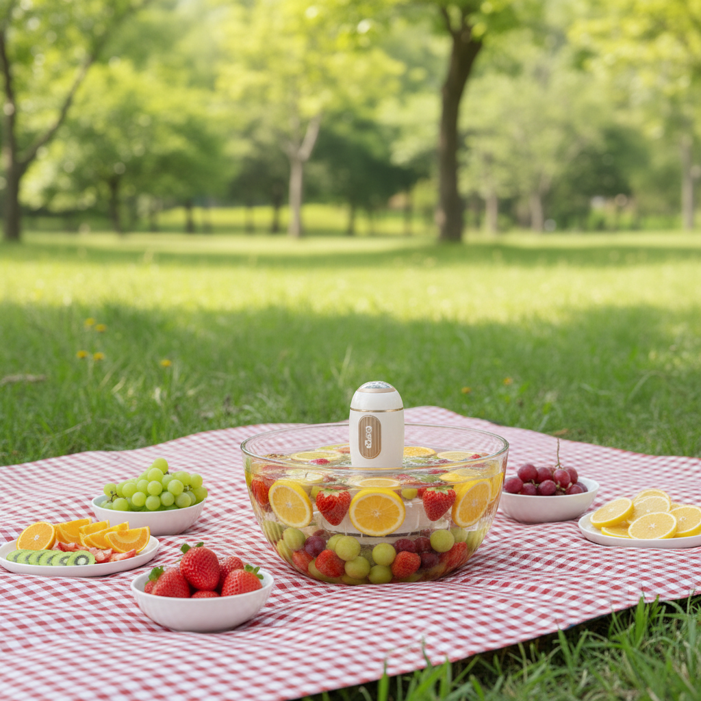High-Performance Portable Fruit Vegetable Washer