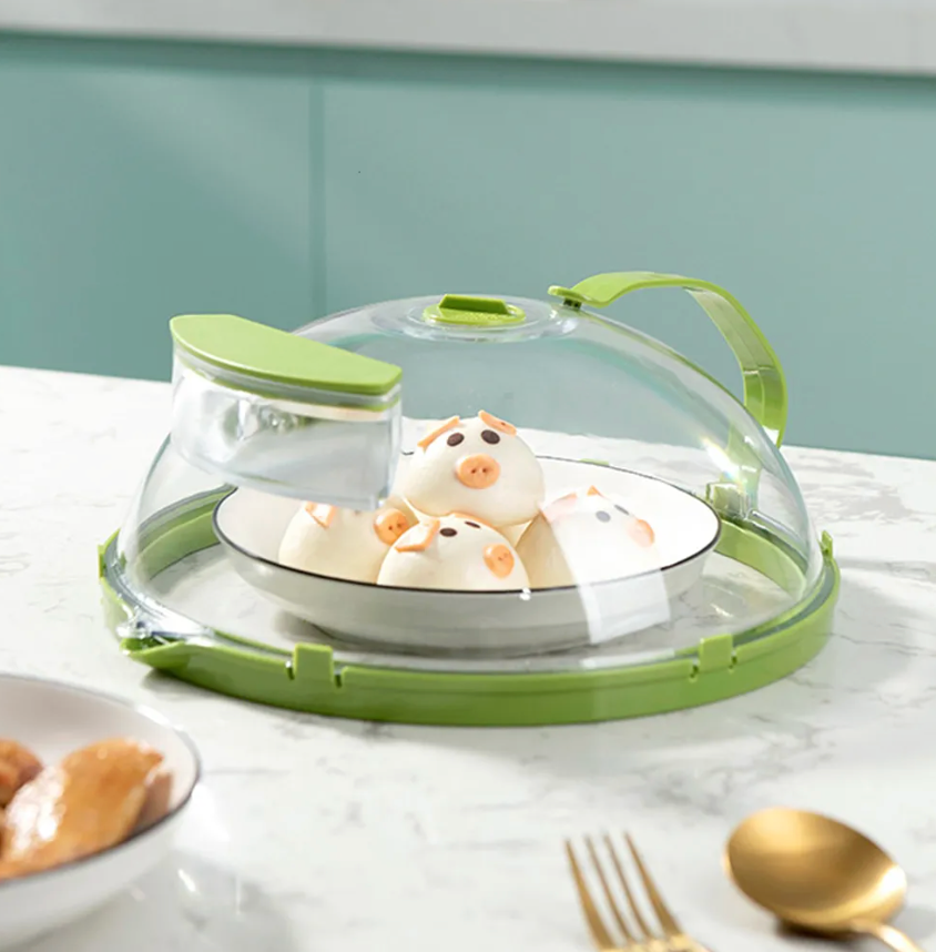 Ventilated Steam-Release Microwave Cover