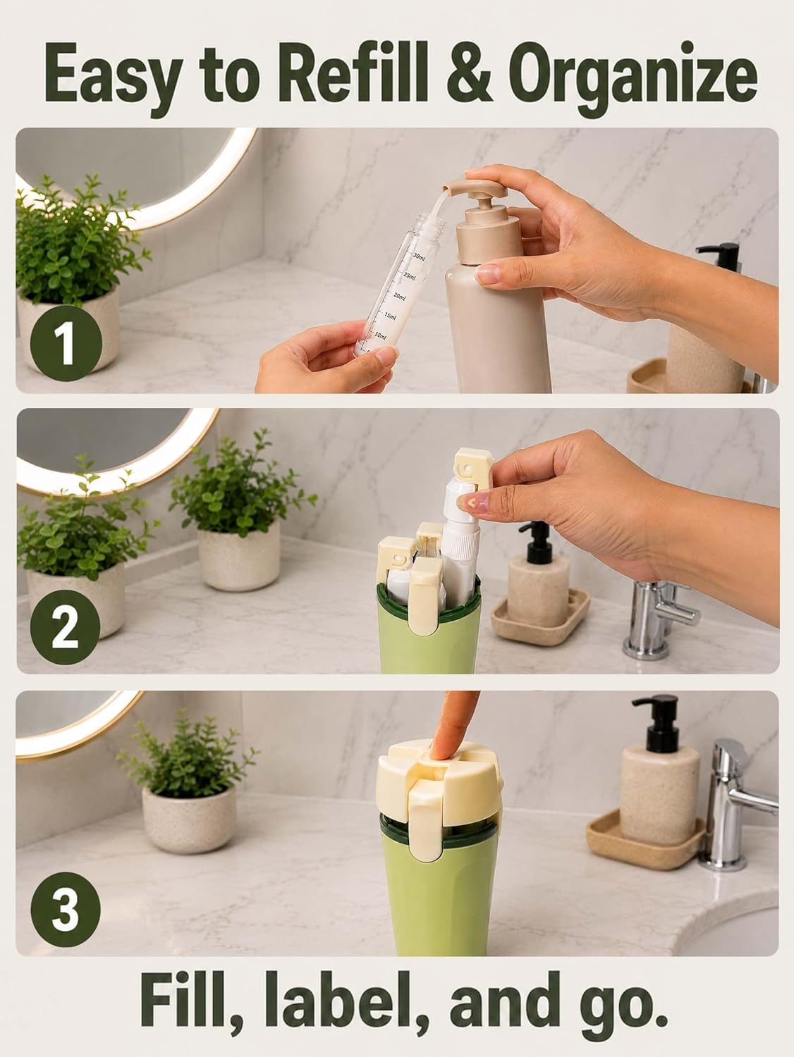 4-in-1 Travel Dispenser