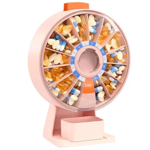 Wall-Mounted Pill Dispenser Organizer