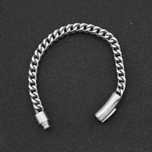 Wheat Chain Bracelet | Stainless Steel Bracelet FFBL192_A For Men