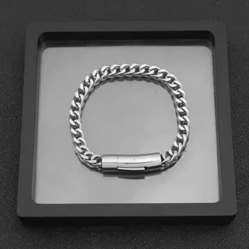 Wheat Chain Bracelet | Stainless Steel Bracelet FFBL192_A For Men