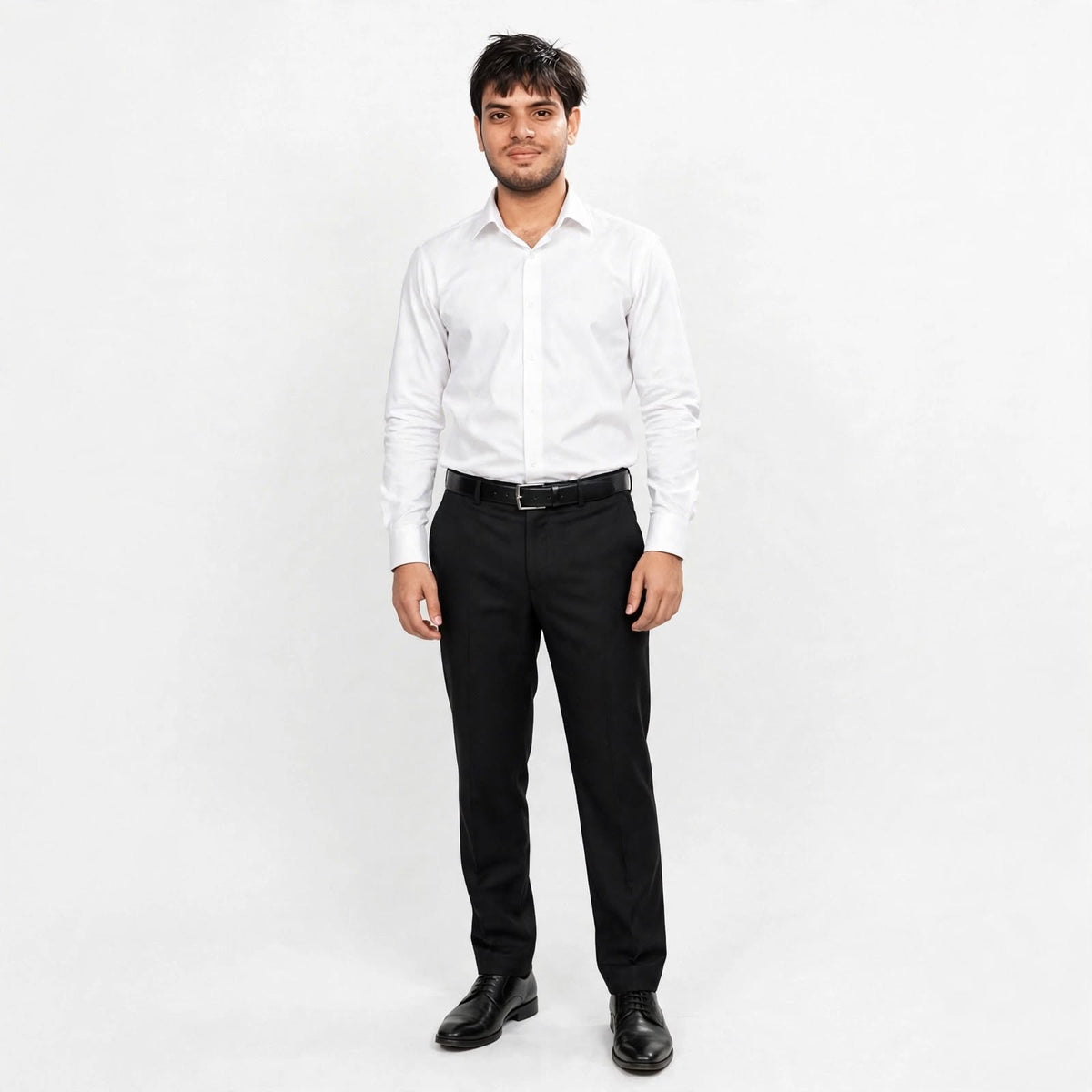 Formal Pants – Cotton Lycra Regular Fit Plain Trousers For Men