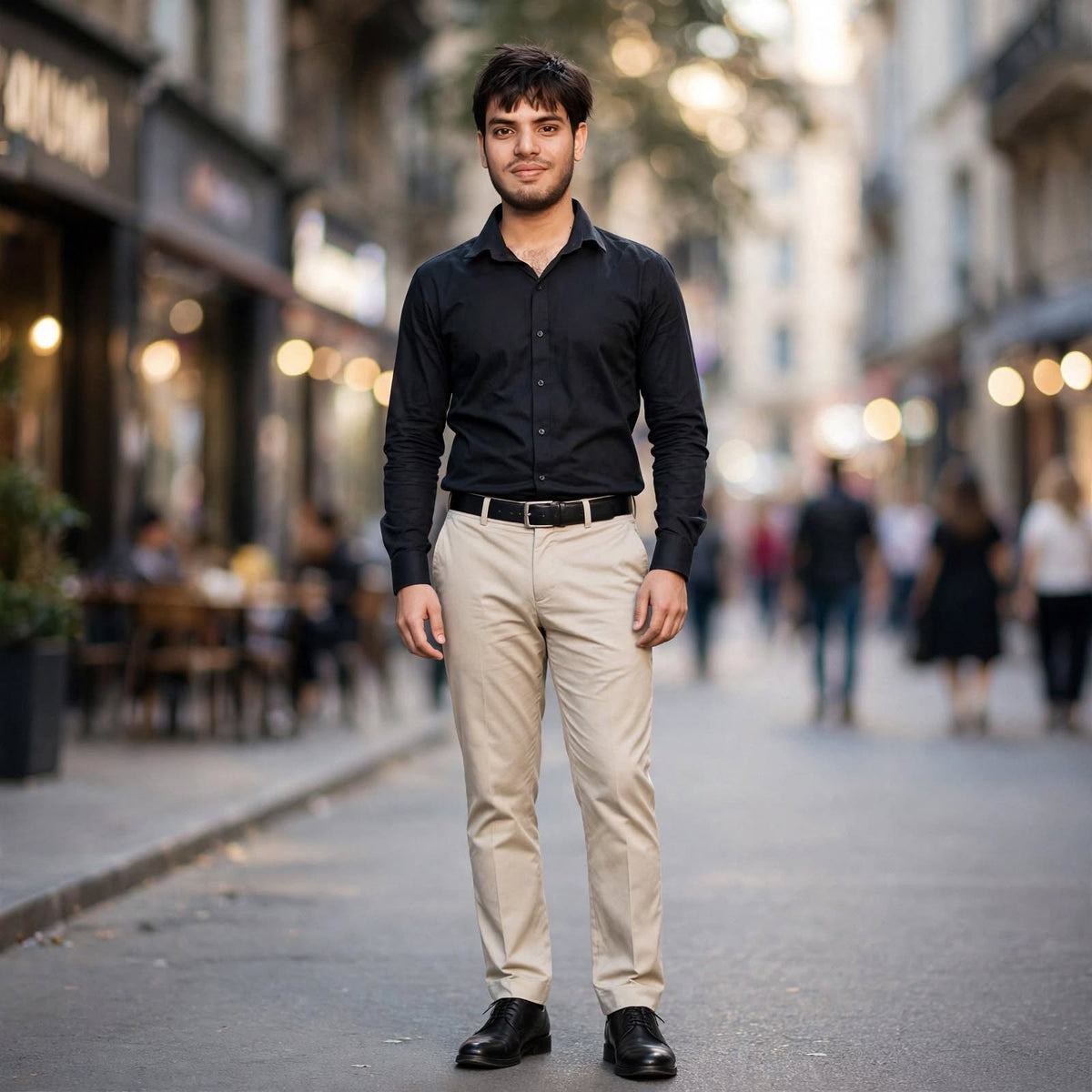 Formal Pants – Cotton Lycra Regular Fit Plain Trousers For Men