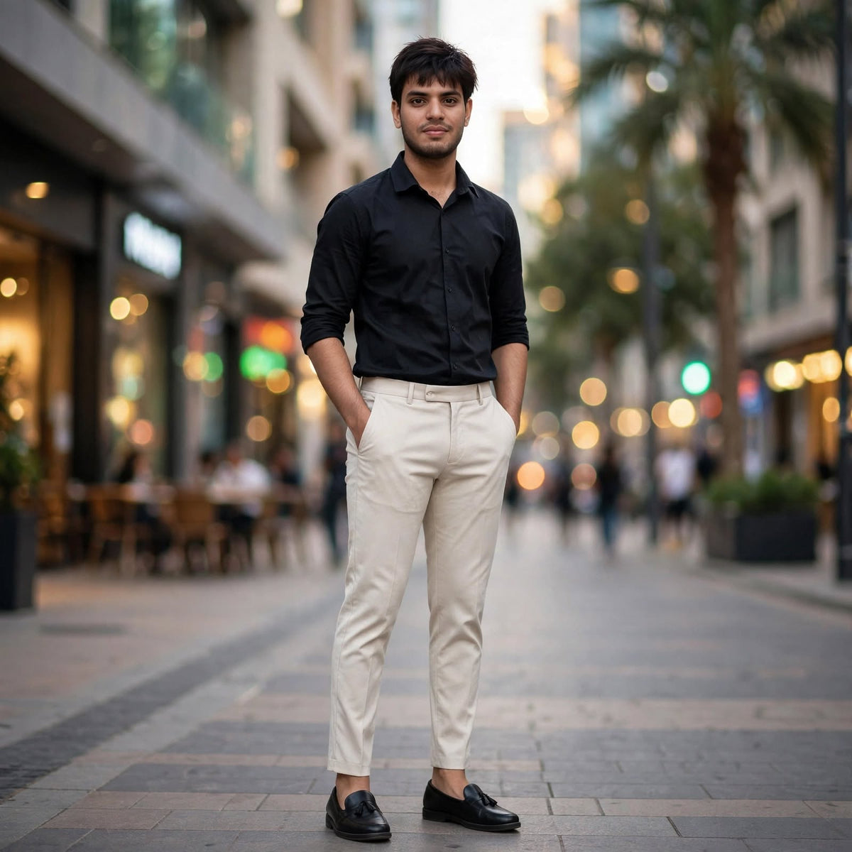 PV Formal Trouser – Polyester Regular Fit Medium Rise Plain Pants For Men