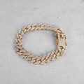 Bracelet | AD Studded Stainless Steel Bracelet FFBL166_A For Men
