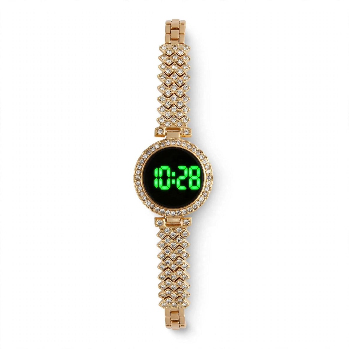 LED Bracelet Watch for Girls | Digital Automatic Crystal Party Watch For Women