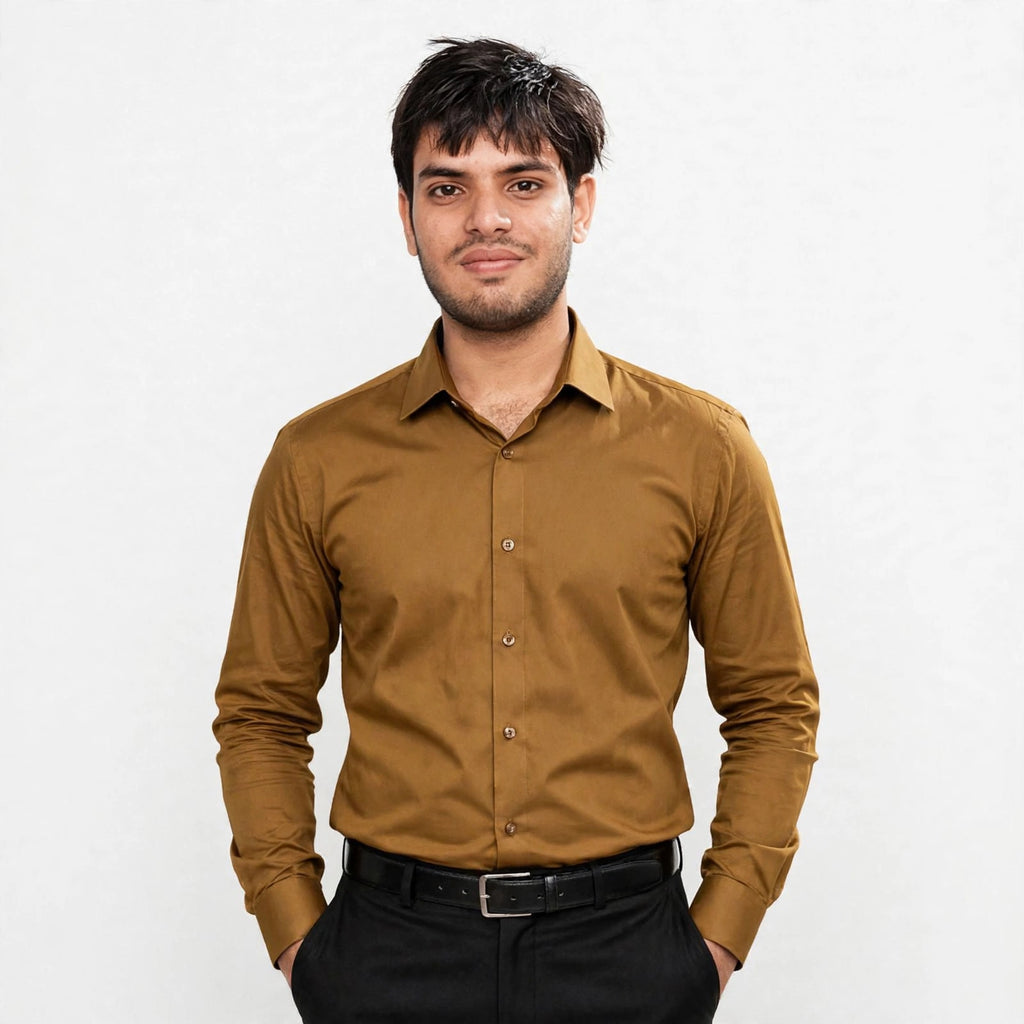 Premium Cotton Shirt – Regular Fit Full Sleeve Casual & Formal Wear For Men