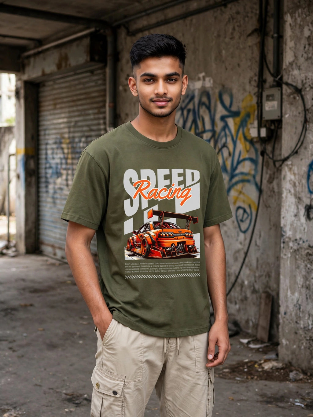 Printed Oversized T-Shirt For Men