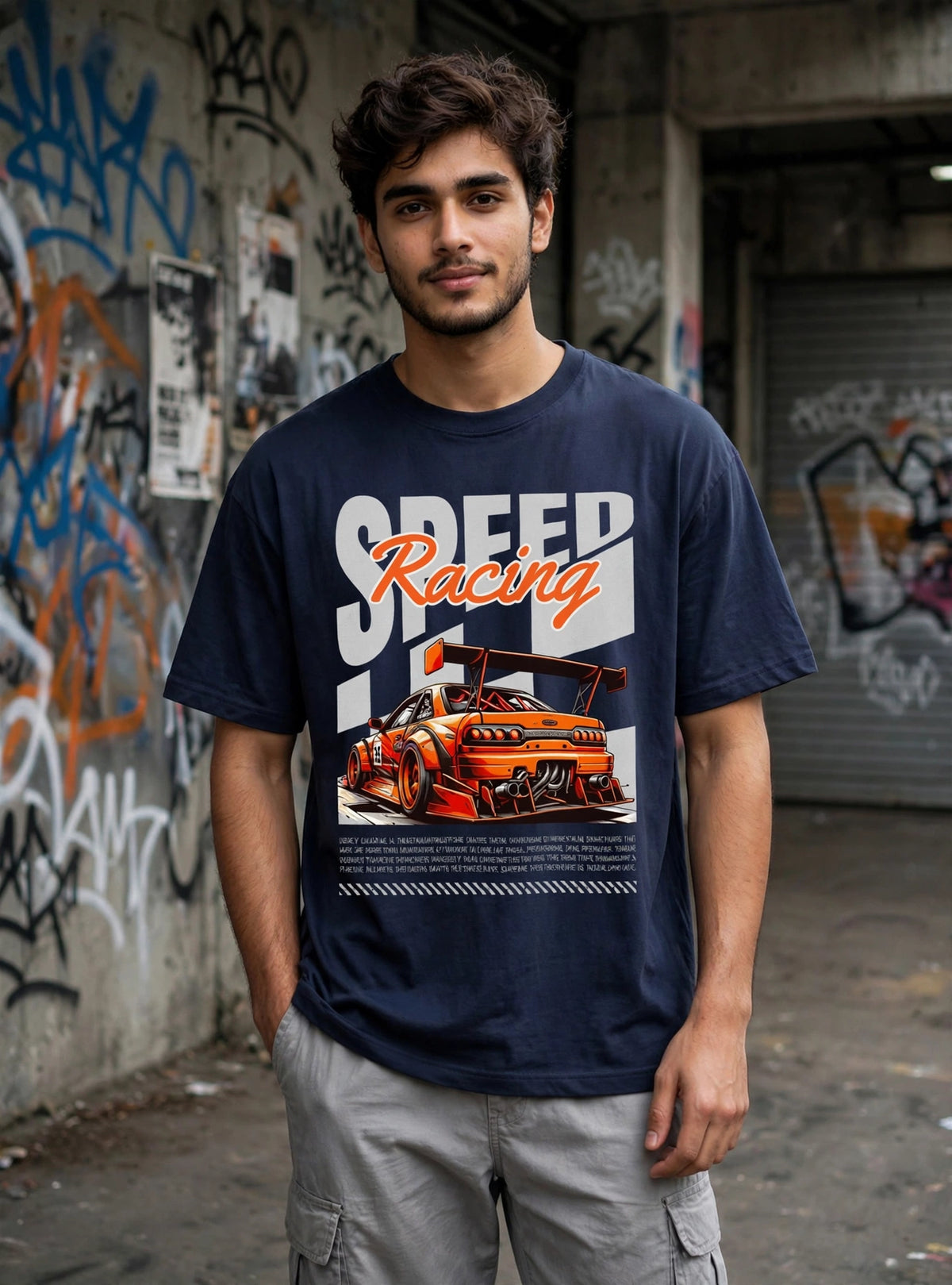 Printed Oversized T-Shirt For Men