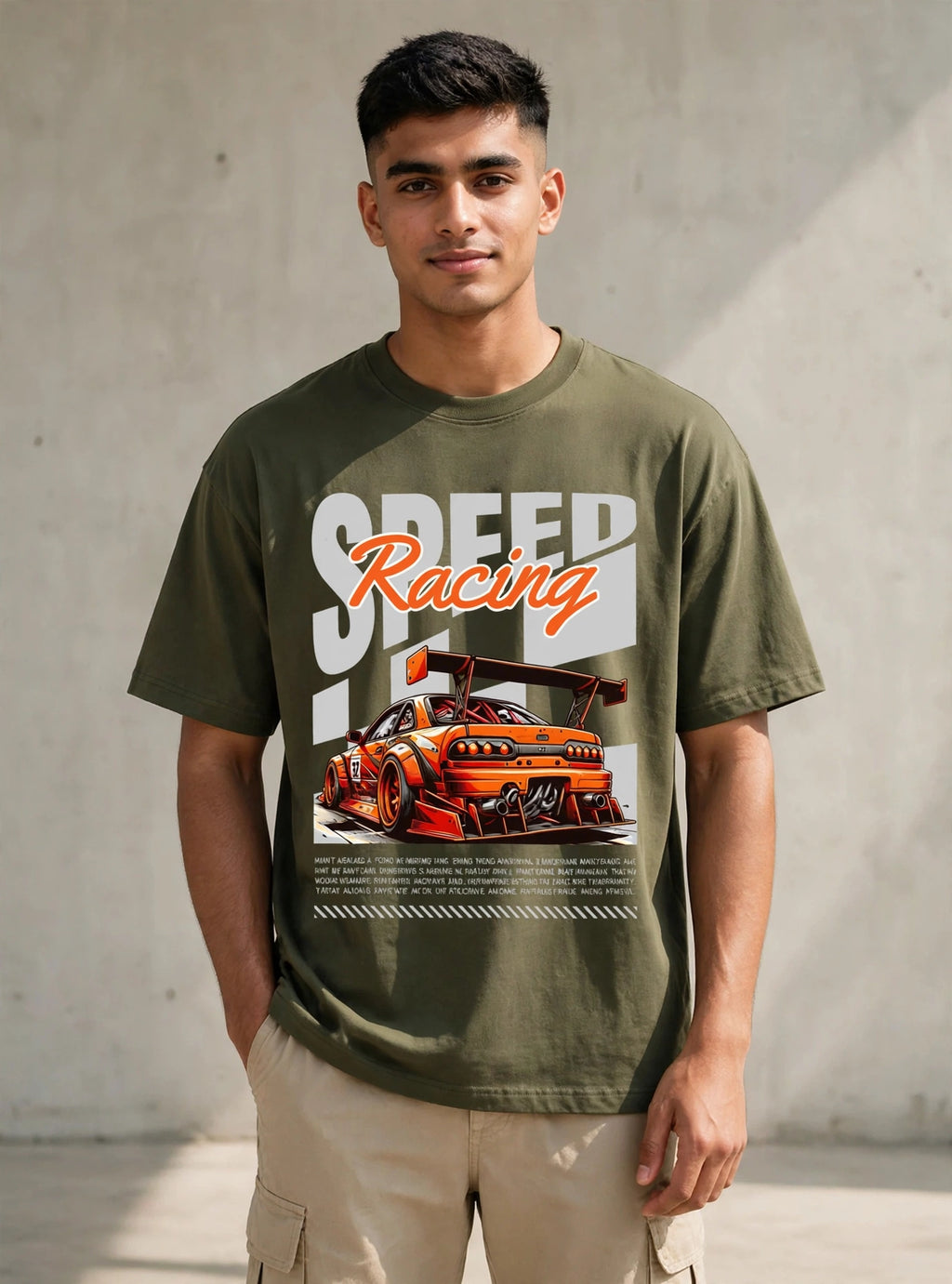 Printed Oversized T-Shirt For Men