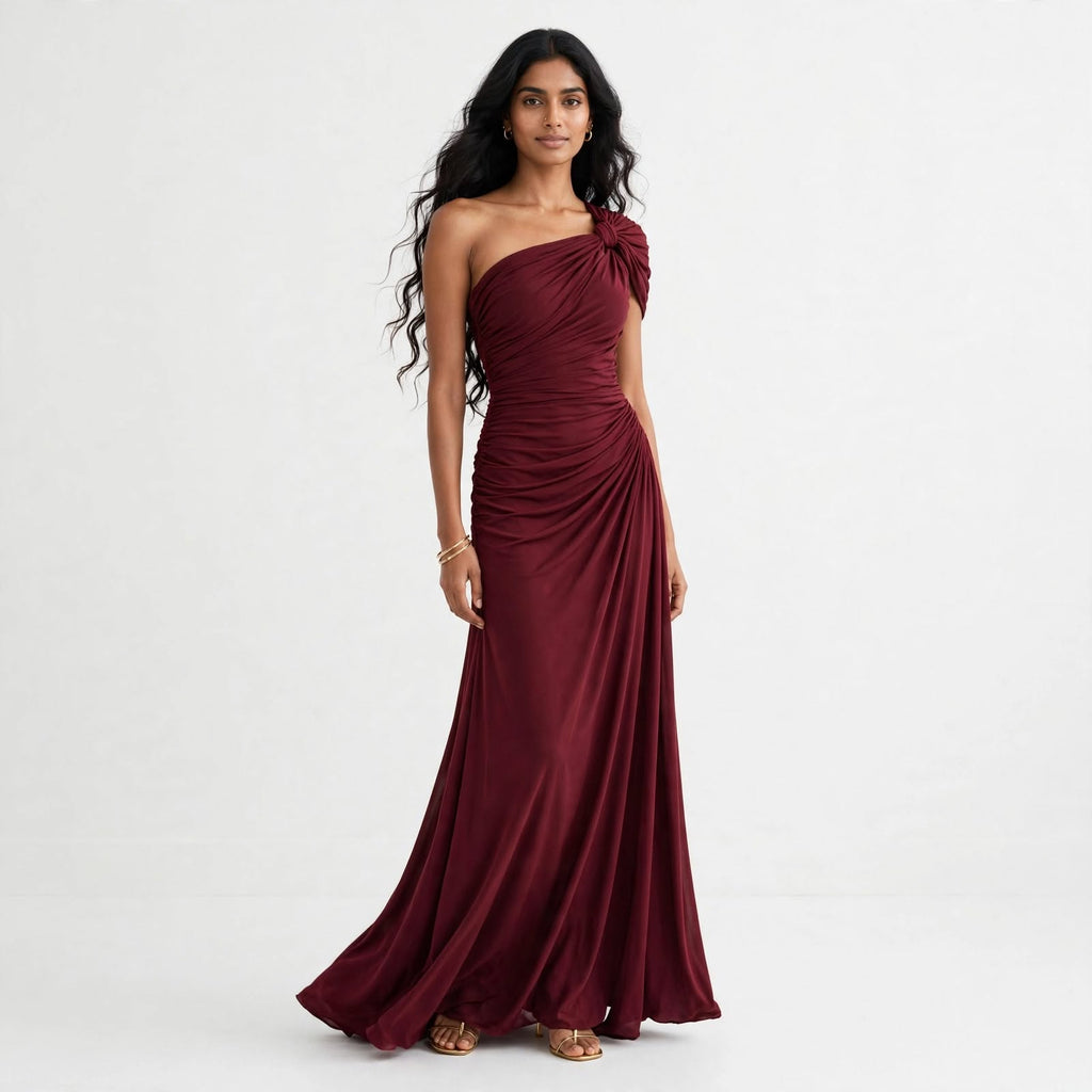 Wo Rayon Bodycon Maxi Dress | Sleeveless Off Shoulder Party Dress For Women