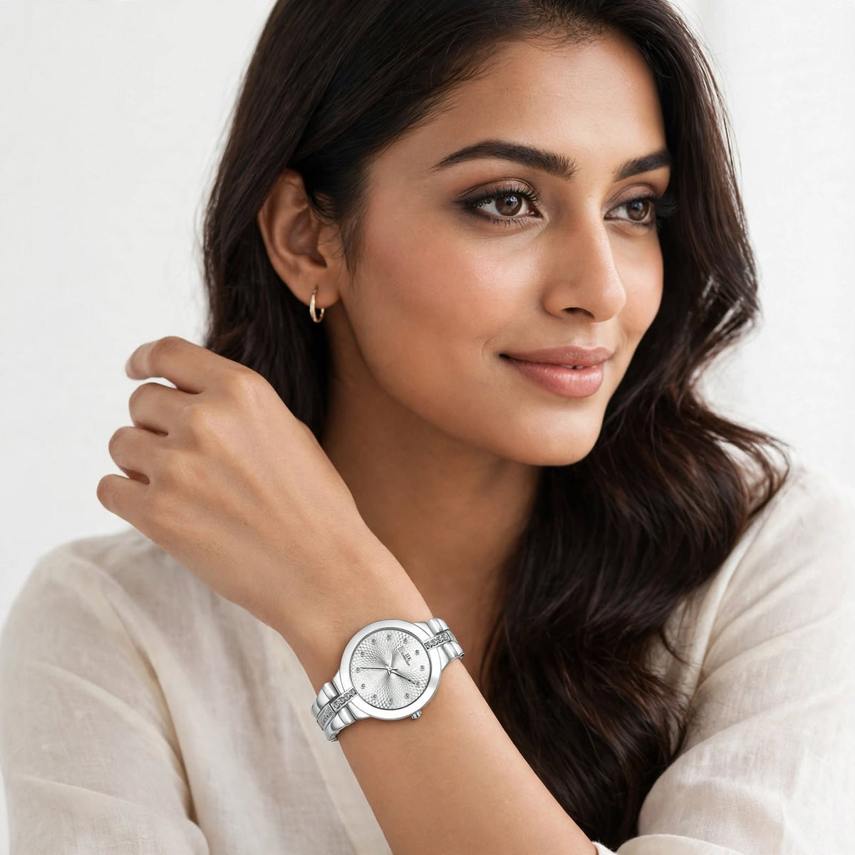 IIK-2058W Wo Analog Watch | Round Dial For Women
